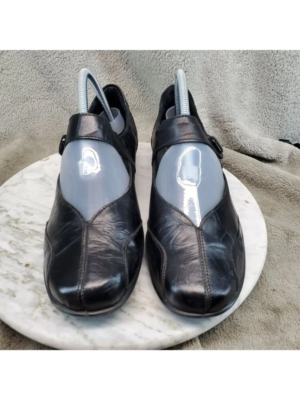 Romika Shoes Womens EU 39 US 8-8.5 Black Leather Citylight 87 Mary Jane *Read*
